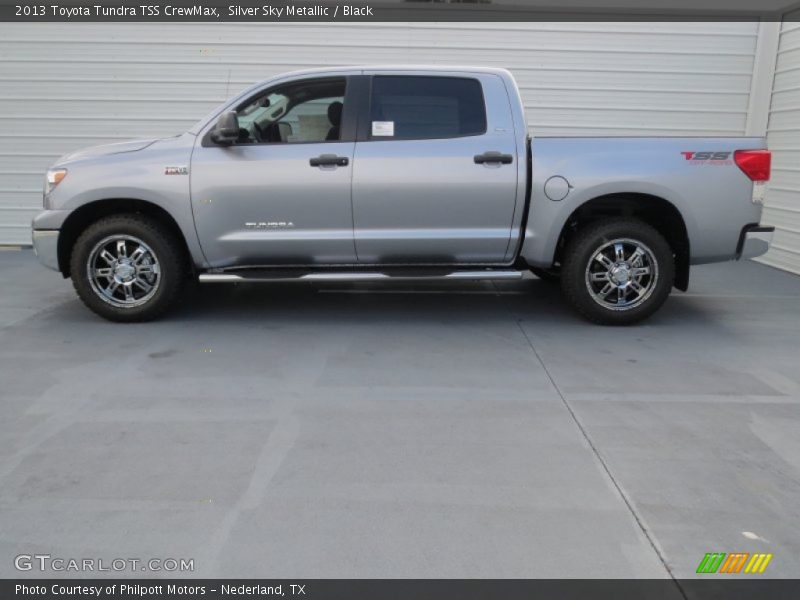 Silver Sky Metallic / Black 2013 Toyota Tundra TSS CrewMax