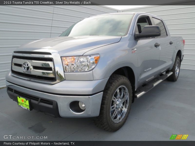 Silver Sky Metallic / Black 2013 Toyota Tundra TSS CrewMax