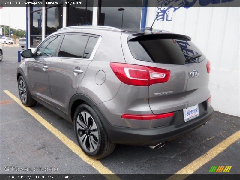 Mineral Silver / Black 2012 Kia Sportage SX