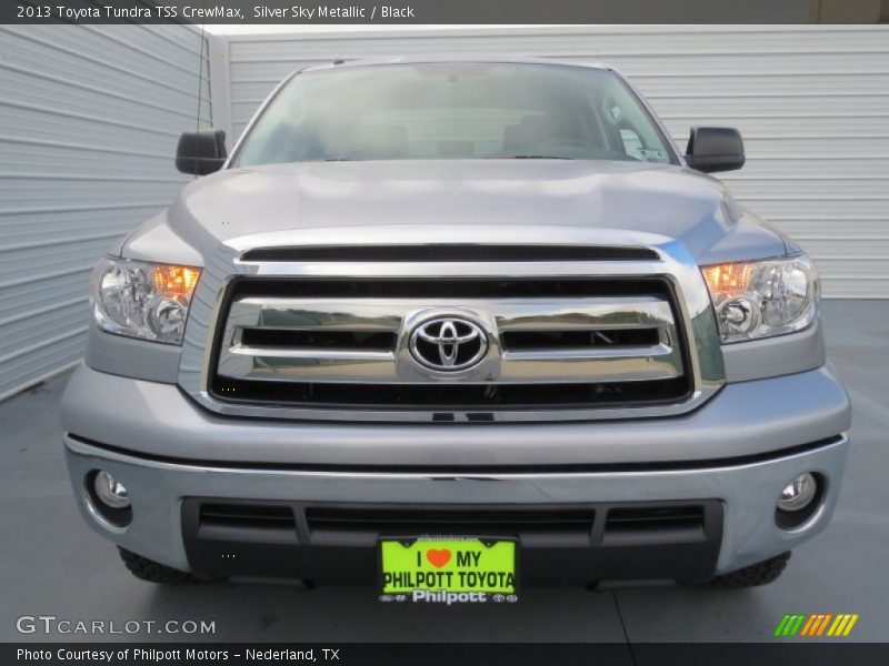 Silver Sky Metallic / Black 2013 Toyota Tundra TSS CrewMax