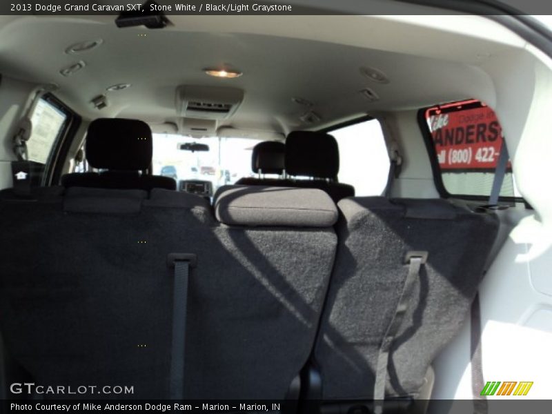 Stone White / Black/Light Graystone 2013 Dodge Grand Caravan SXT