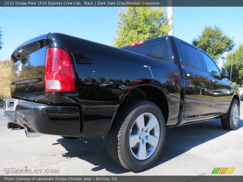 Black / Dark Slate Gray/Medium Graystone 2012 Dodge Ram 1500 Express Crew Cab