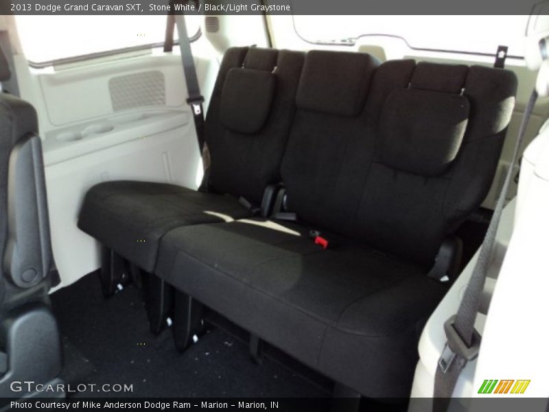 Stone White / Black/Light Graystone 2013 Dodge Grand Caravan SXT