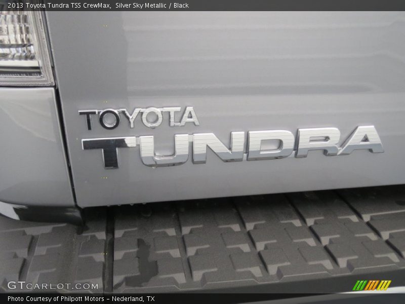 Silver Sky Metallic / Black 2013 Toyota Tundra TSS CrewMax