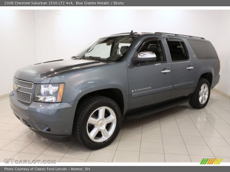 Blue Granite Metallic / Ebony 2008 Chevrolet Suburban 1500 LTZ 4x4