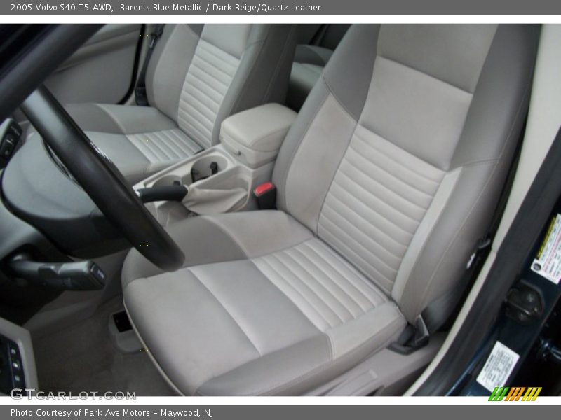 Barents Blue Metallic / Dark Beige/Quartz Leather 2005 Volvo S40 T5 AWD