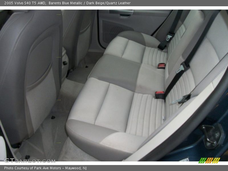 Barents Blue Metallic / Dark Beige/Quartz Leather 2005 Volvo S40 T5 AWD