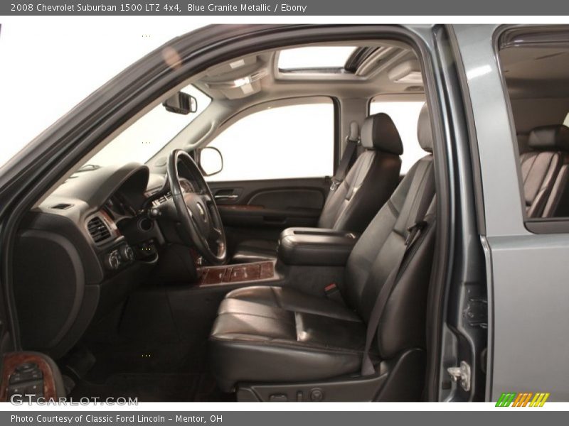 Blue Granite Metallic / Ebony 2008 Chevrolet Suburban 1500 LTZ 4x4