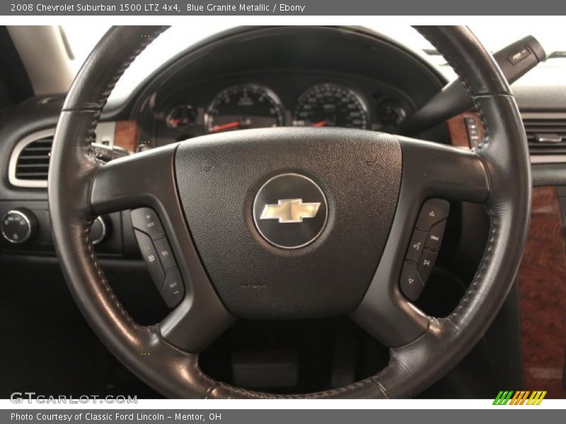 Blue Granite Metallic / Ebony 2008 Chevrolet Suburban 1500 LTZ 4x4