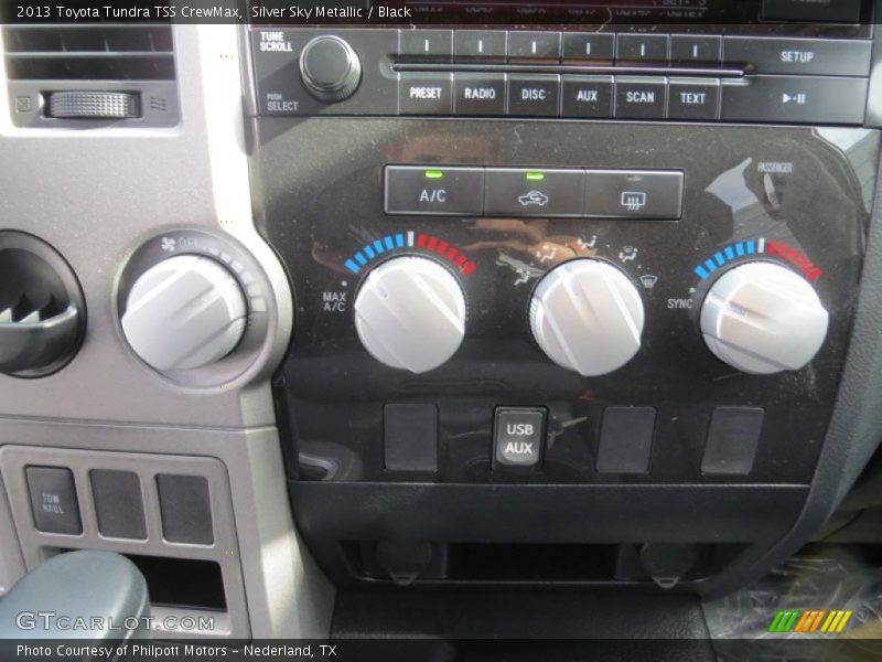 Silver Sky Metallic / Black 2013 Toyota Tundra TSS CrewMax
