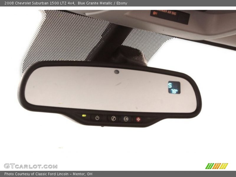 Blue Granite Metallic / Ebony 2008 Chevrolet Suburban 1500 LTZ 4x4