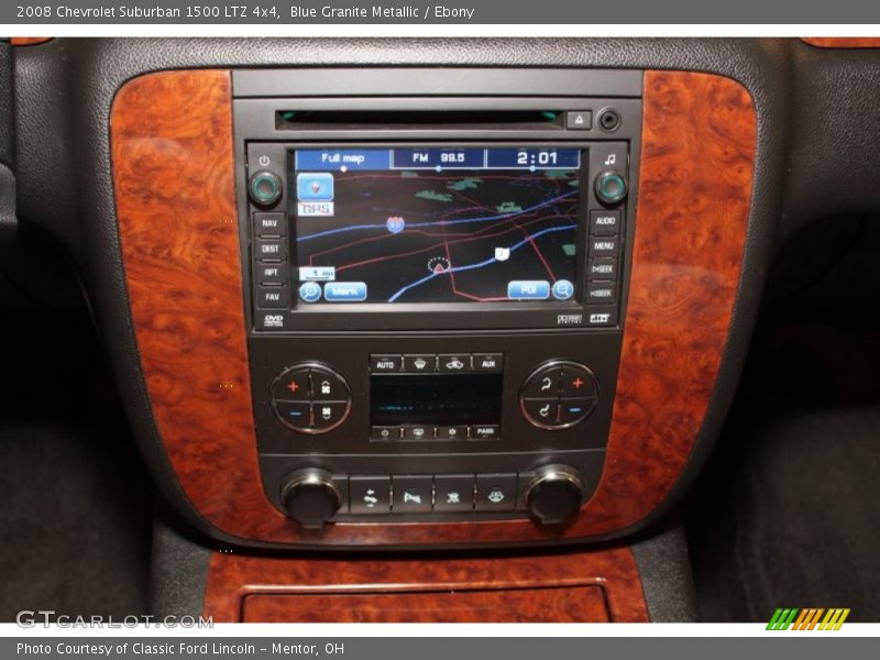 Blue Granite Metallic / Ebony 2008 Chevrolet Suburban 1500 LTZ 4x4