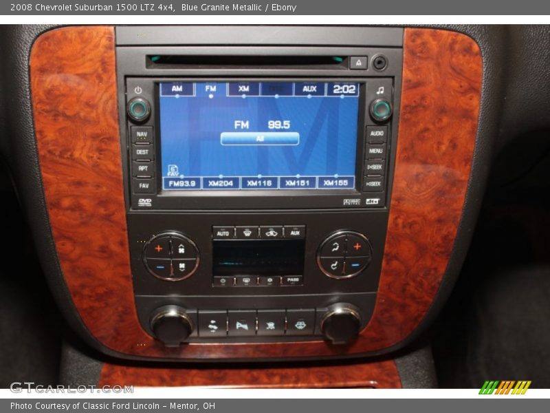 Blue Granite Metallic / Ebony 2008 Chevrolet Suburban 1500 LTZ 4x4