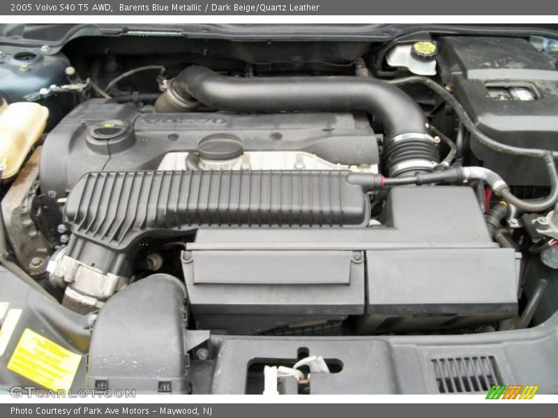 Barents Blue Metallic / Dark Beige/Quartz Leather 2005 Volvo S40 T5 AWD