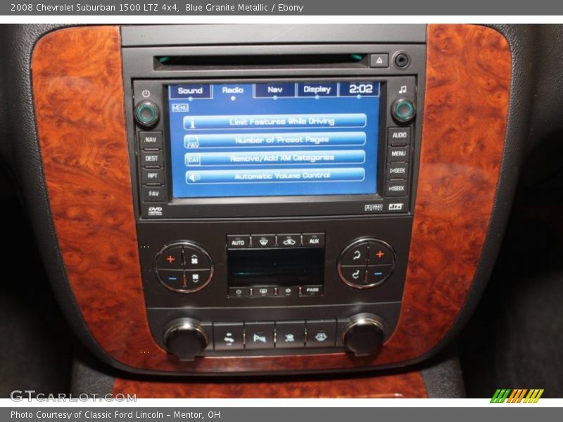 Blue Granite Metallic / Ebony 2008 Chevrolet Suburban 1500 LTZ 4x4