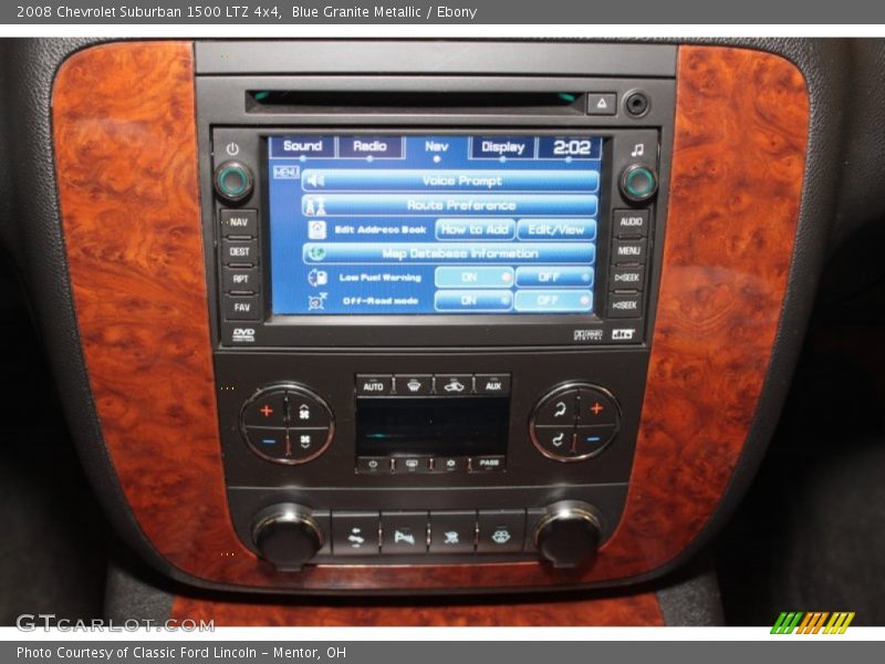 Blue Granite Metallic / Ebony 2008 Chevrolet Suburban 1500 LTZ 4x4