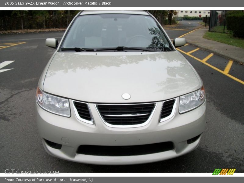 Arctic Silver Metallic / Black 2005 Saab 9-2X Linear Wagon