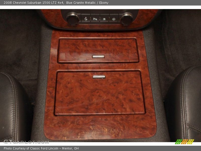 Blue Granite Metallic / Ebony 2008 Chevrolet Suburban 1500 LTZ 4x4