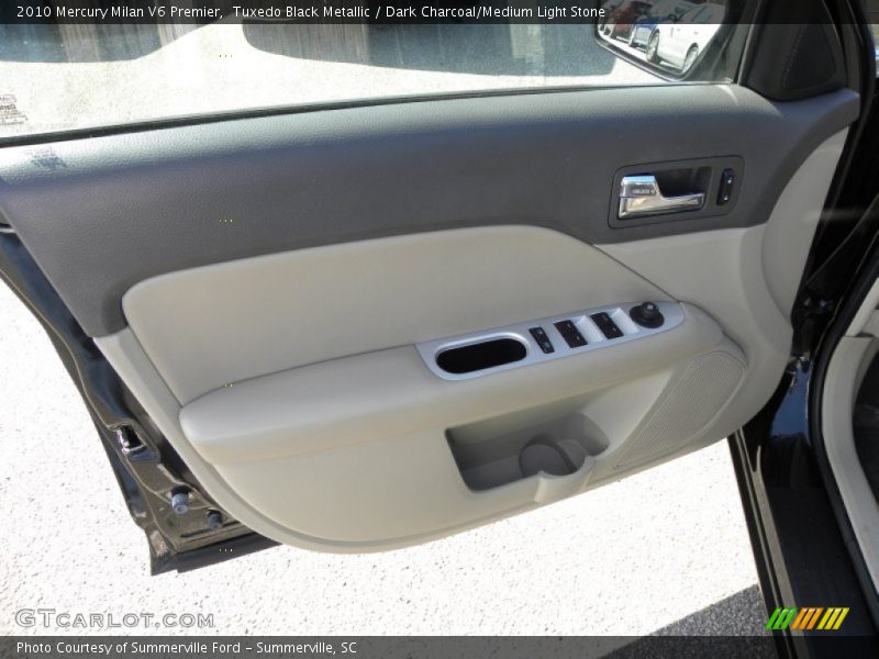 Tuxedo Black Metallic / Dark Charcoal/Medium Light Stone 2010 Mercury Milan V6 Premier