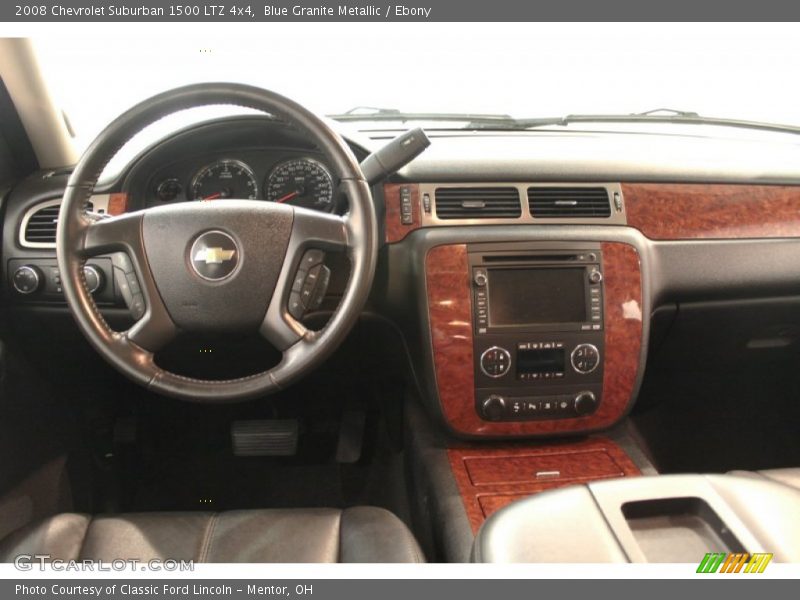 Blue Granite Metallic / Ebony 2008 Chevrolet Suburban 1500 LTZ 4x4