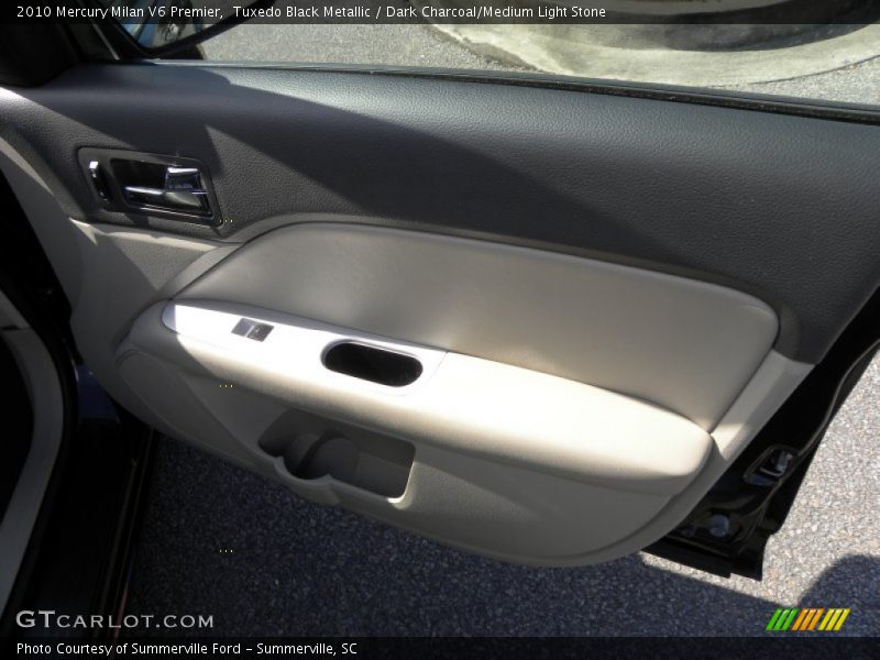 Tuxedo Black Metallic / Dark Charcoal/Medium Light Stone 2010 Mercury Milan V6 Premier