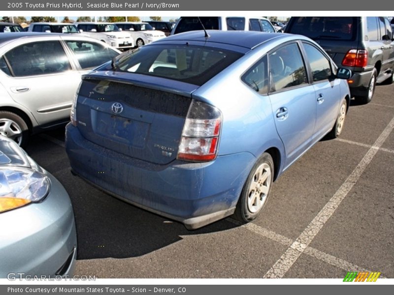 Seaside Blue Pearl / Ivory/Brown 2005 Toyota Prius Hybrid