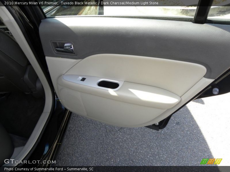Tuxedo Black Metallic / Dark Charcoal/Medium Light Stone 2010 Mercury Milan V6 Premier