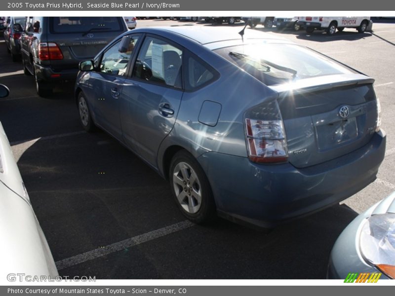 Seaside Blue Pearl / Ivory/Brown 2005 Toyota Prius Hybrid