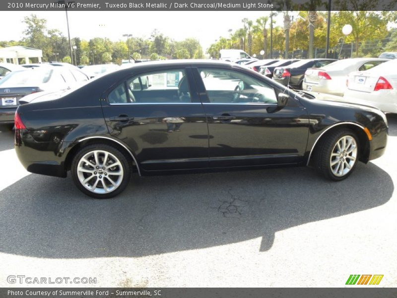 Tuxedo Black Metallic / Dark Charcoal/Medium Light Stone 2010 Mercury Milan V6 Premier