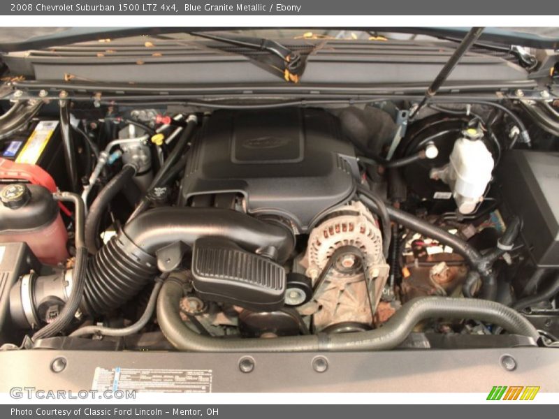 Blue Granite Metallic / Ebony 2008 Chevrolet Suburban 1500 LTZ 4x4