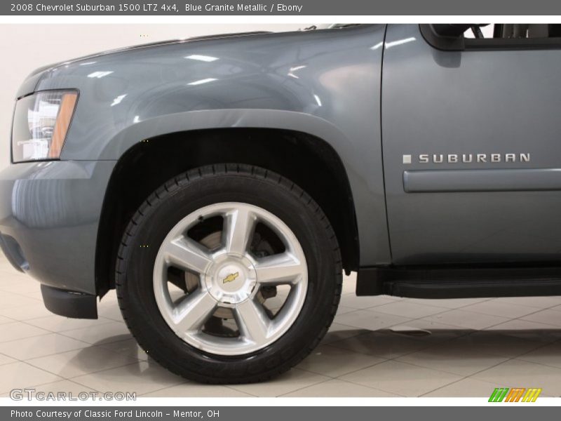 Blue Granite Metallic / Ebony 2008 Chevrolet Suburban 1500 LTZ 4x4