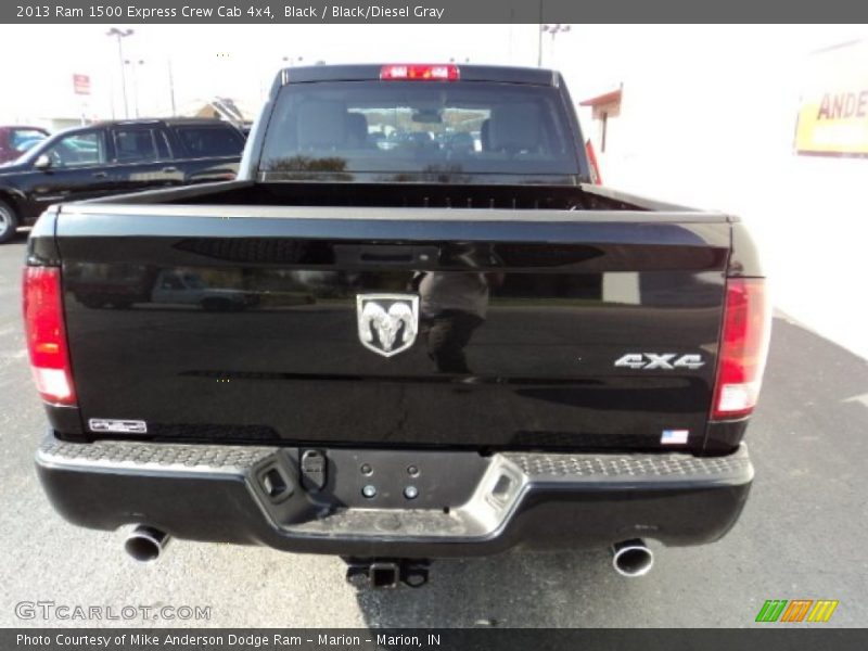 Black / Black/Diesel Gray 2013 Ram 1500 Express Crew Cab 4x4