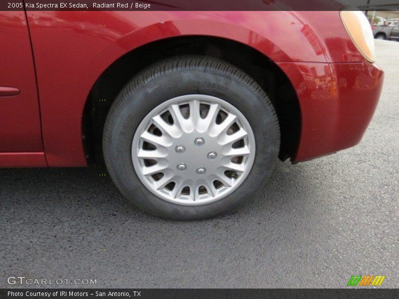Radiant Red / Beige 2005 Kia Spectra EX Sedan