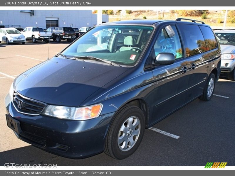 Sage Brush Pearl / Gray 2004 Honda Odyssey EX
