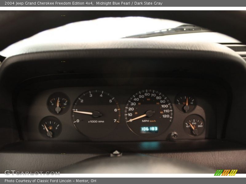  2004 Grand Cherokee Freedom Edition 4x4 Freedom Edition 4x4 Gauges