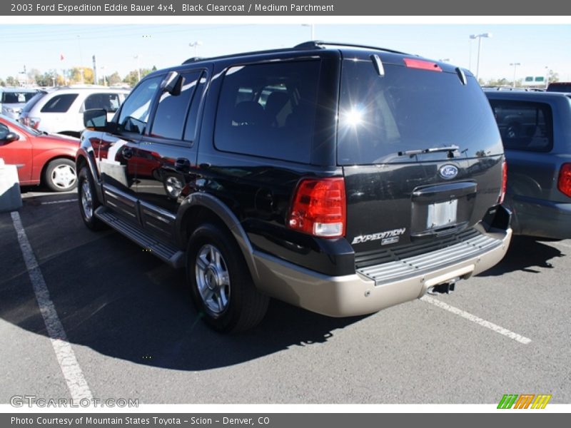 Black Clearcoat / Medium Parchment 2003 Ford Expedition Eddie Bauer 4x4