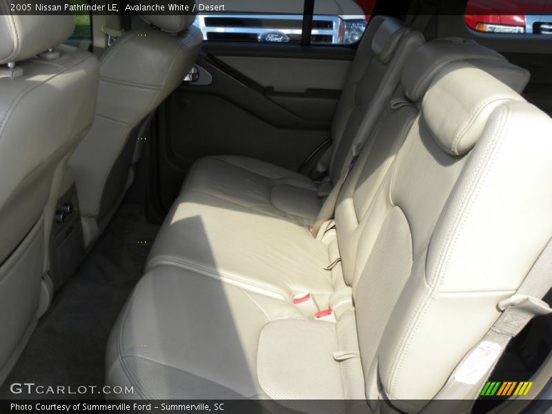 Avalanche White / Desert 2005 Nissan Pathfinder LE