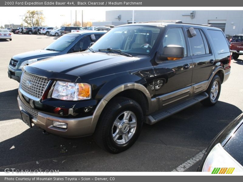 Black Clearcoat / Medium Parchment 2003 Ford Expedition Eddie Bauer 4x4