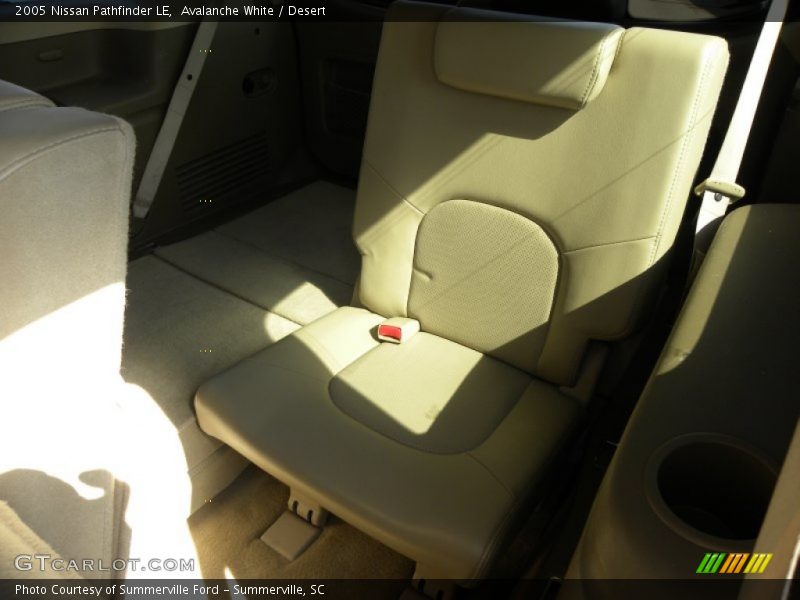 Avalanche White / Desert 2005 Nissan Pathfinder LE