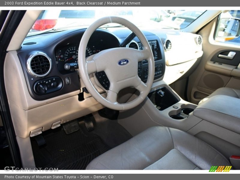 Black Clearcoat / Medium Parchment 2003 Ford Expedition Eddie Bauer 4x4