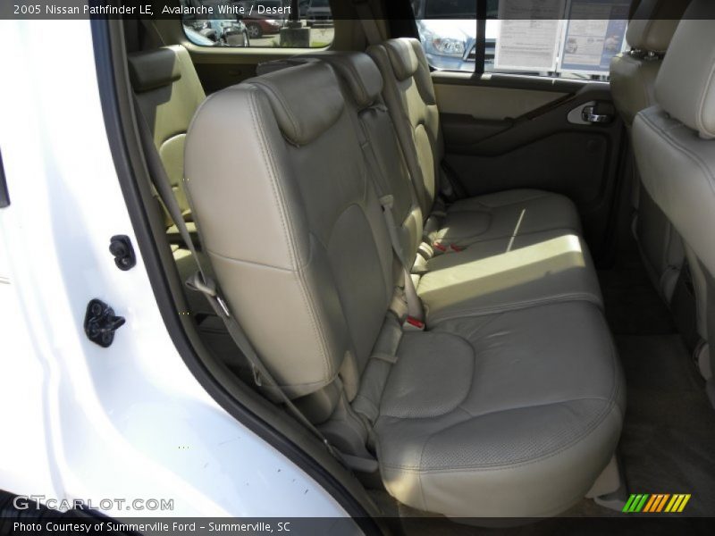 Avalanche White / Desert 2005 Nissan Pathfinder LE