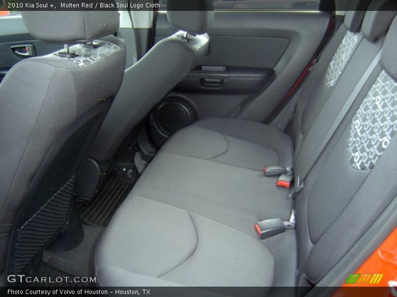 Molten Red / Black Soul Logo Cloth 2010 Kia Soul +
