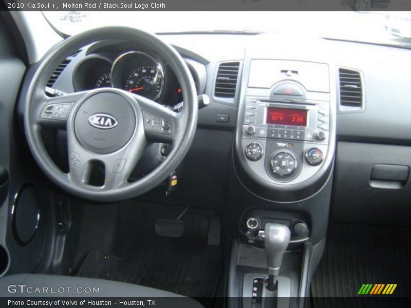 Molten Red / Black Soul Logo Cloth 2010 Kia Soul +