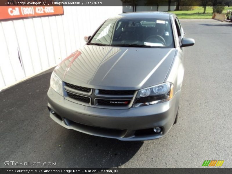 Tungsten Metallic / Black/Red 2013 Dodge Avenger R/T