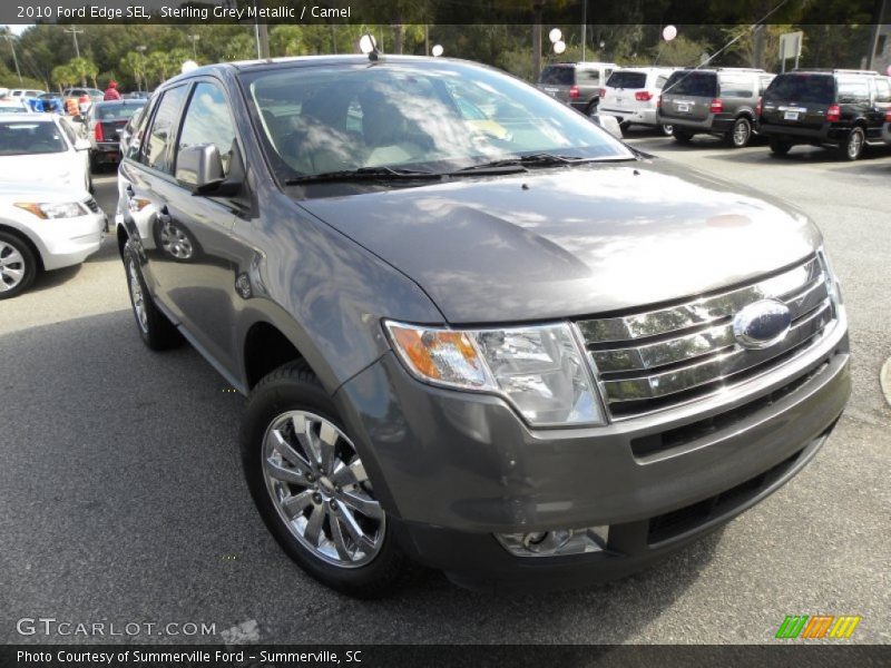 Sterling Grey Metallic / Camel 2010 Ford Edge SEL