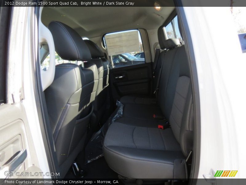 Bright White / Dark Slate Gray 2012 Dodge Ram 1500 Sport Quad Cab