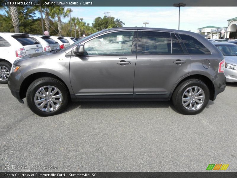 Sterling Grey Metallic / Camel 2010 Ford Edge SEL