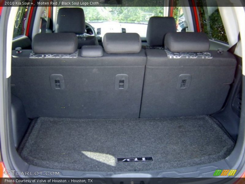 Molten Red / Black Soul Logo Cloth 2010 Kia Soul +