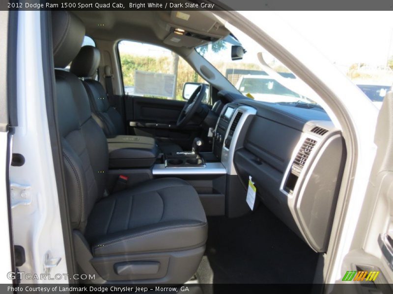 Bright White / Dark Slate Gray 2012 Dodge Ram 1500 Sport Quad Cab