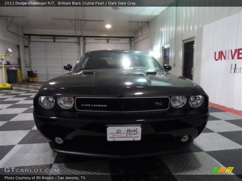 Brilliant Black Crystal Pearl / Dark Slate Gray 2011 Dodge Challenger R/T